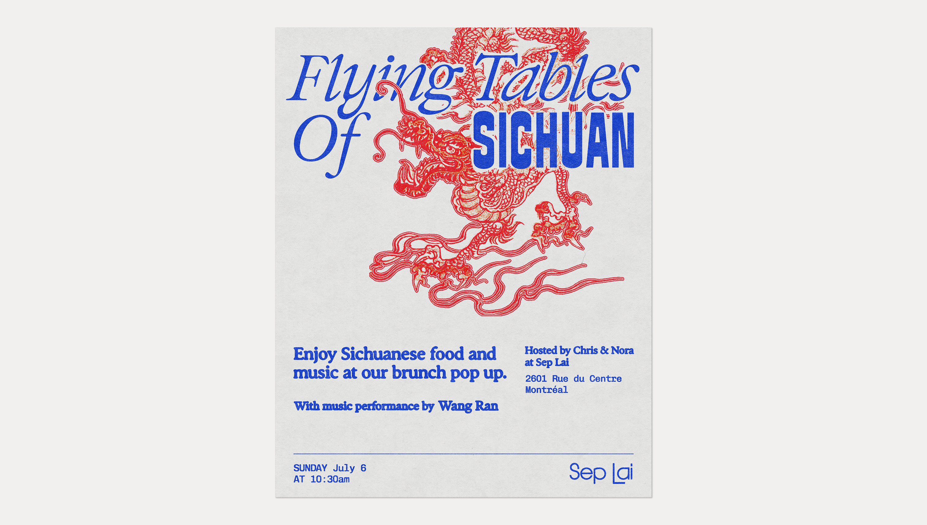 Flying Tables of Sichuan poster