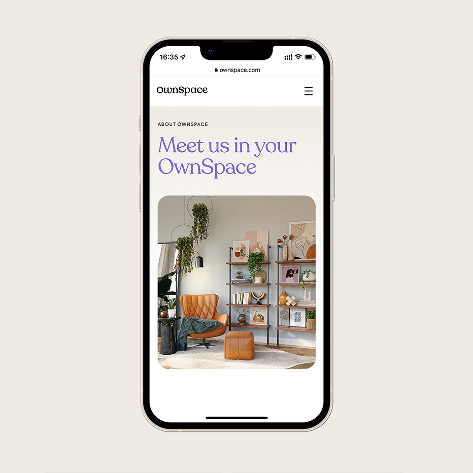 Ownspace interface detail