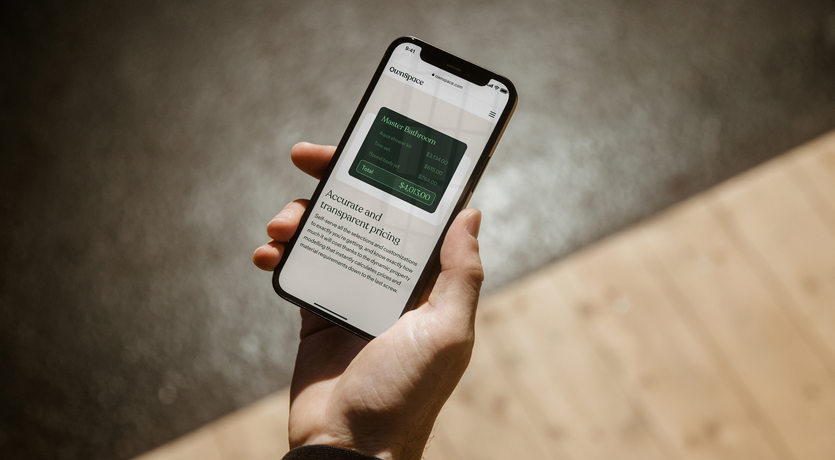 Ownspace transaction platform