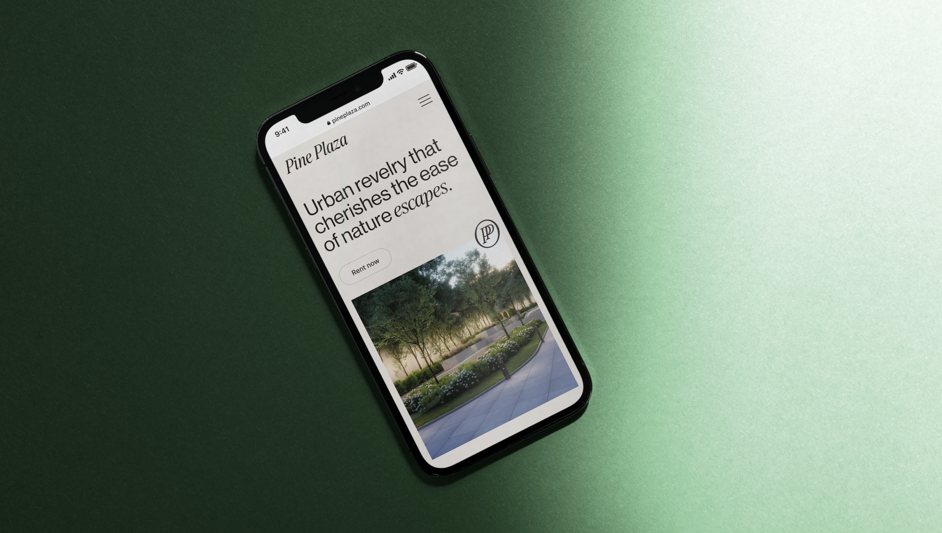 Pine Plaza stationery