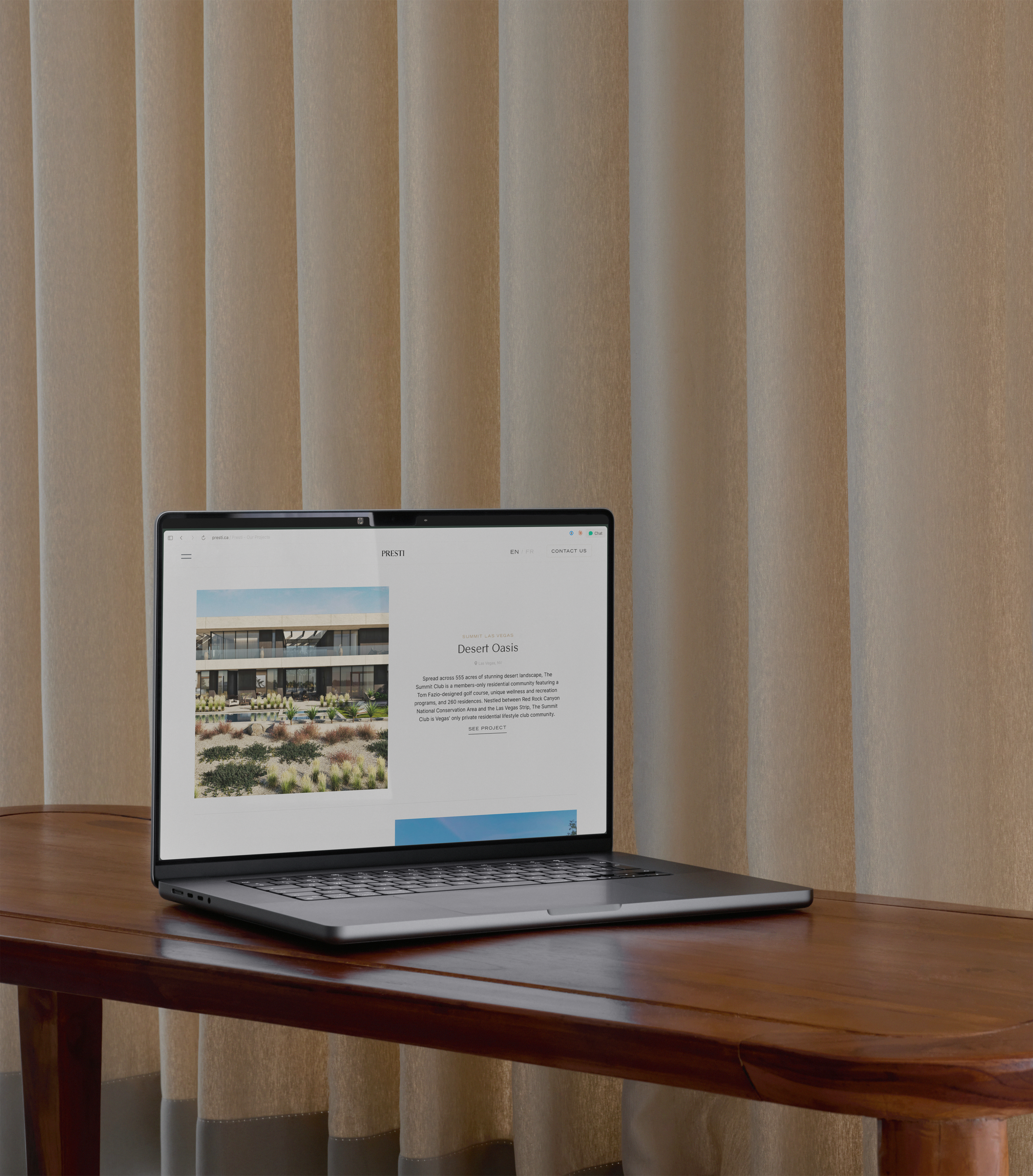 Presti typography and colour